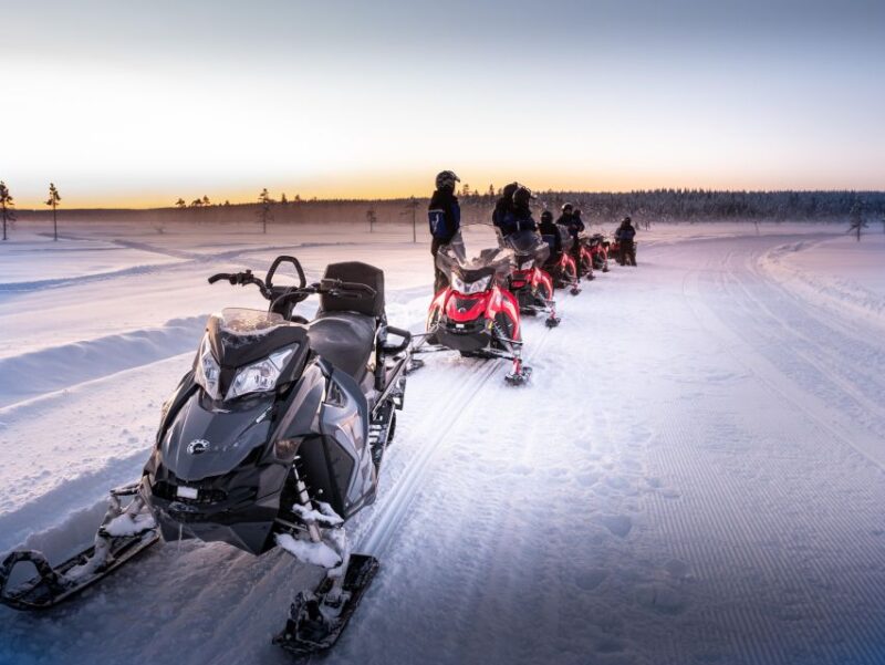 Levi: 1 Hour Easy Snowmobile - Tour Itinerary