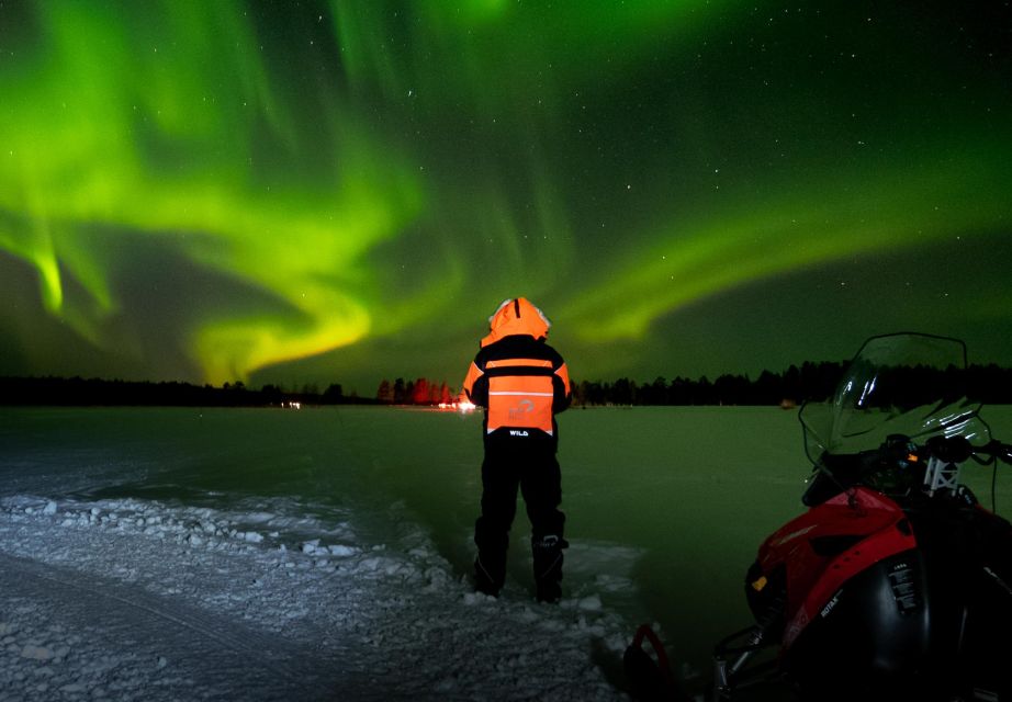 Levi: Northern Lights Snowmobile Tour With Snacks and Drinks - Itinerary and Experience