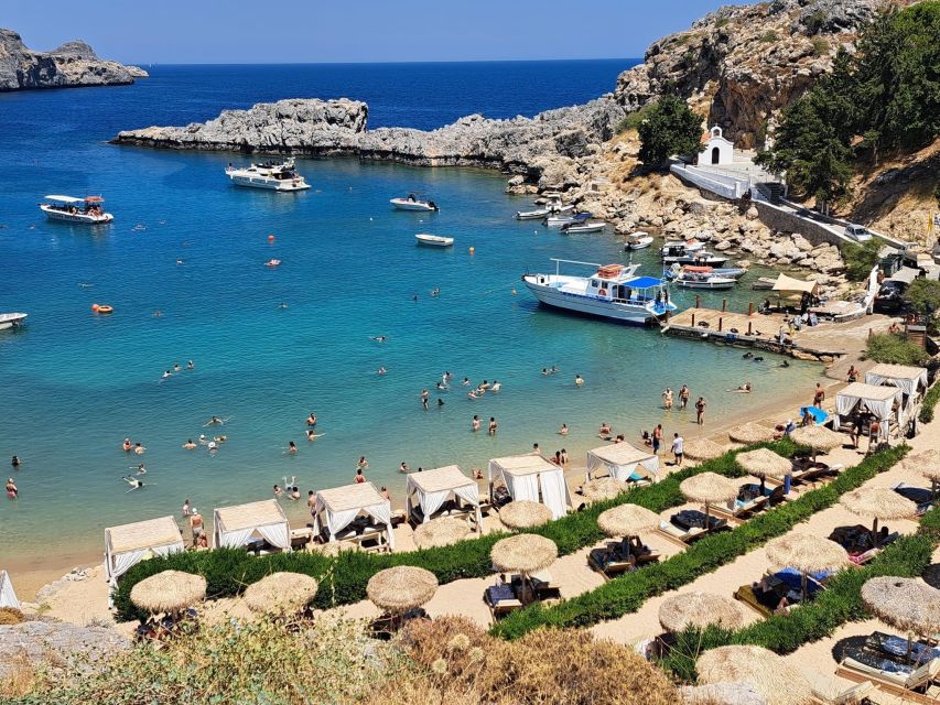 Lindos,Pefkos: All Inclusive Swim & Snorkel Boat Cruise - Itinerary Highlights