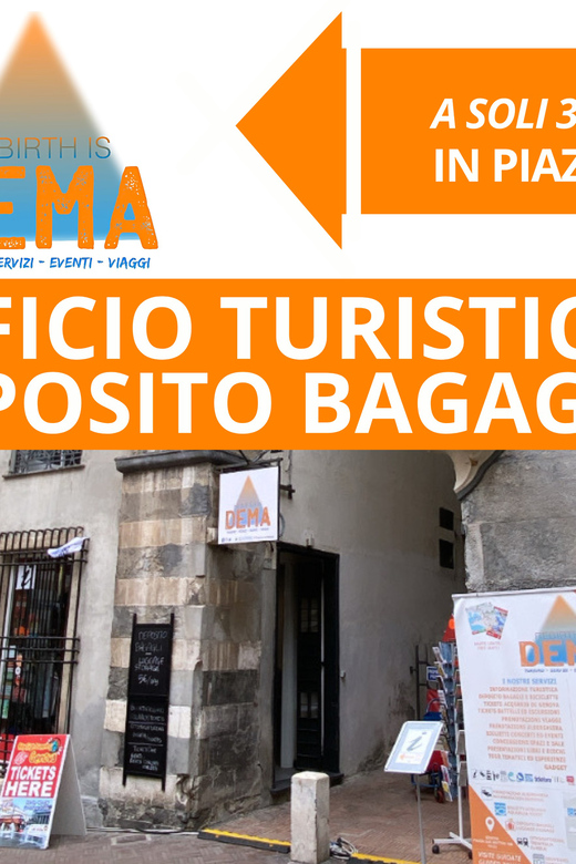 Luggage Storage - Genoa City Center - Accessibility and Languages