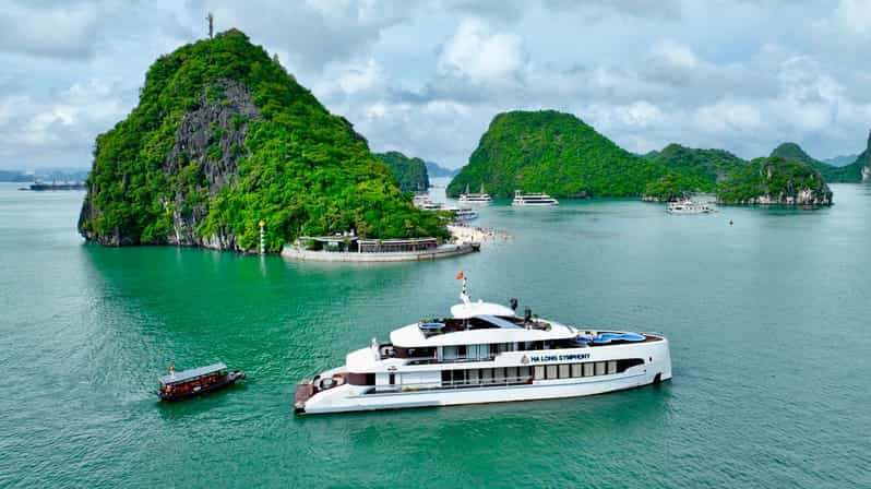 Luxury Ha Long Symphony Day Cruise With Lunch, Cave & Island - Itinerary Highlights