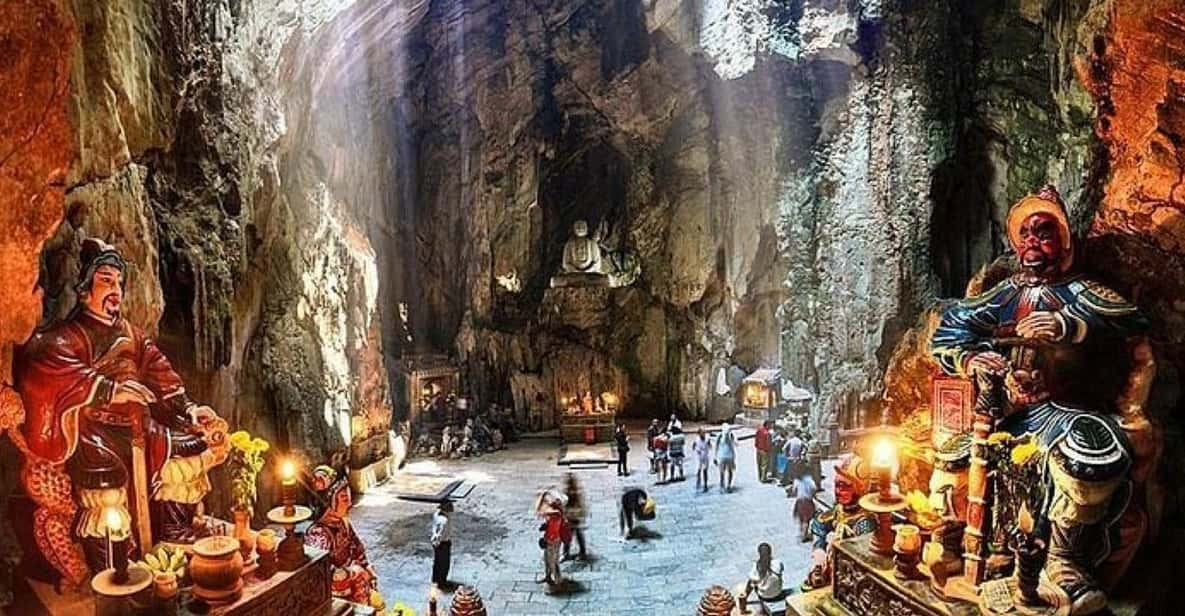 MARBLE MOUNTAINS–MONKEY MOUNTAIN–AM PHU CAVE–DANANG BY NIGHT - Itinerary Highlights