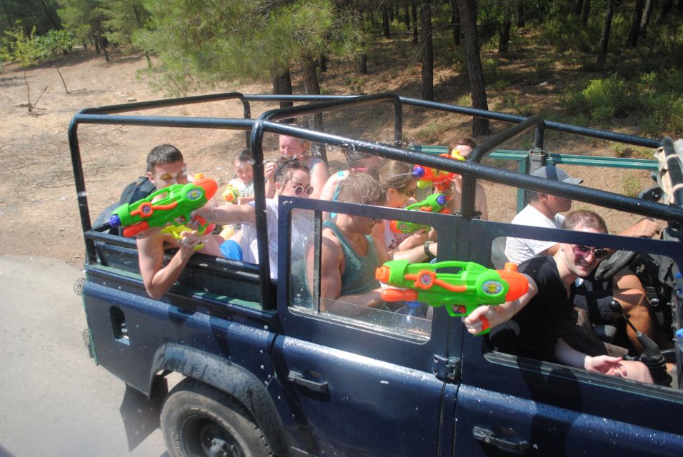 Marmaris Jeep Safari Water Fight, Colour and Foam Party - Experience Highlights