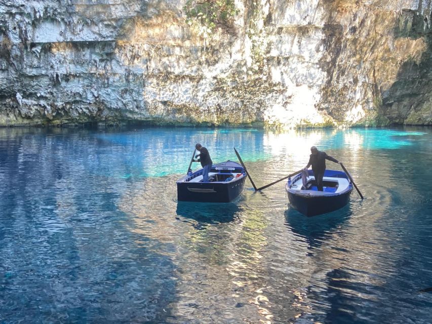 Melissani Lake - Antisamos Beach - Robola Winery - Highlights of the Tour