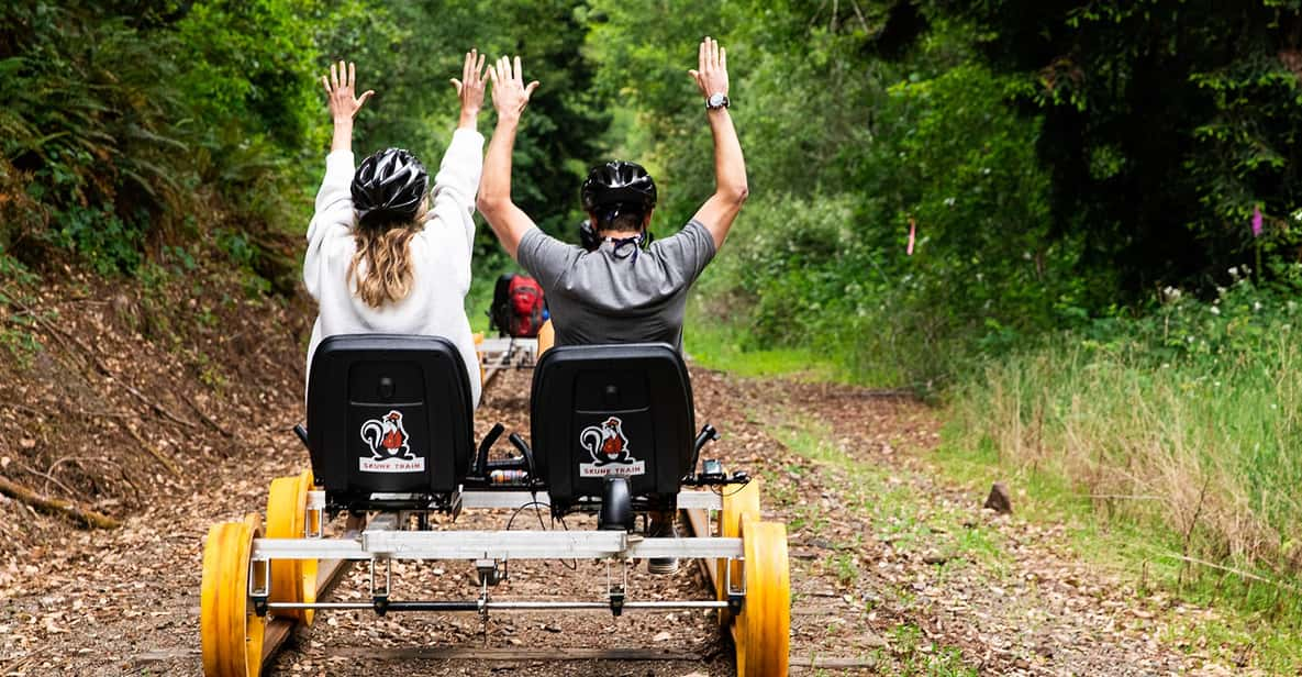 Mendocino County: Railbiking Tour Along the Noyo River - Highlights of the Tour