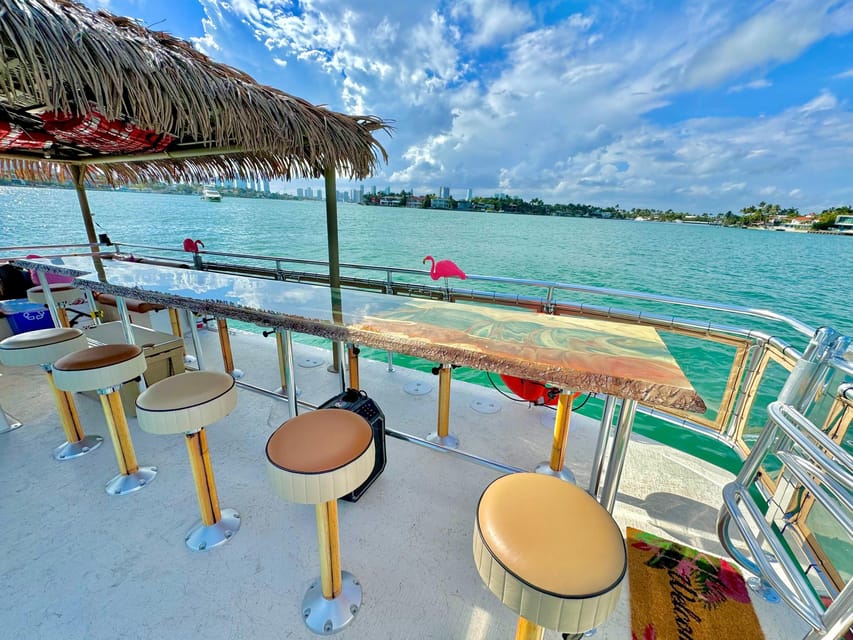 Miami: Private Morning Cruise With the Pink Flamingo Tiki - Pricing Details