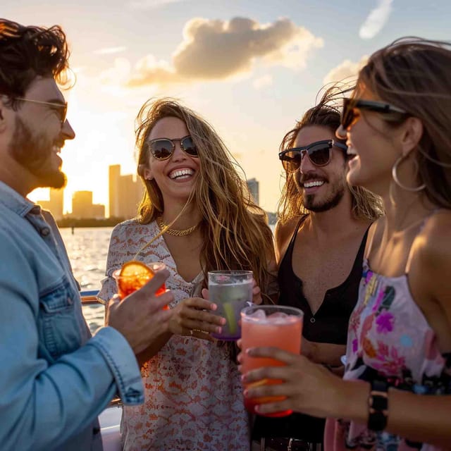 Miami: Scenic Cruise With Bar on Board - Onboard Amenities