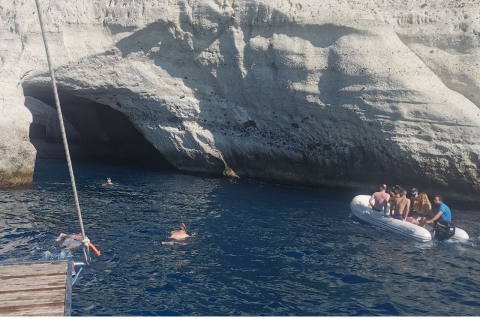 Milos: Full-Day Sailboat Cruise With Food and Open Bar - Itinerary Highlights