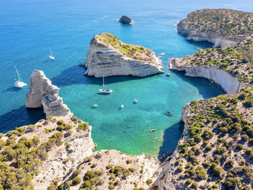 Milos: Kleftiko Morning Catamaran Cruise With Food & Drinks - Itinerary and Activities