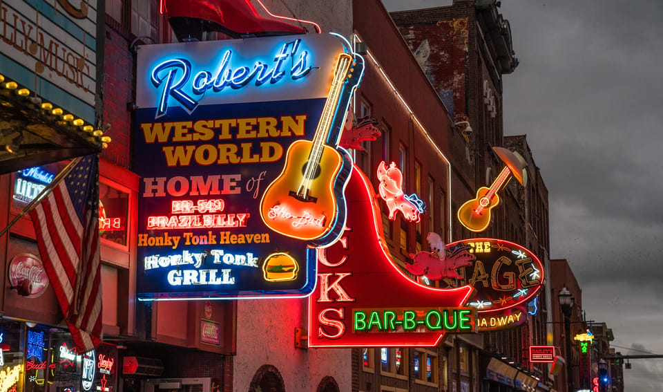 Nashville: Music History and Moonshine Pub Crawl - Highlights of the Tour