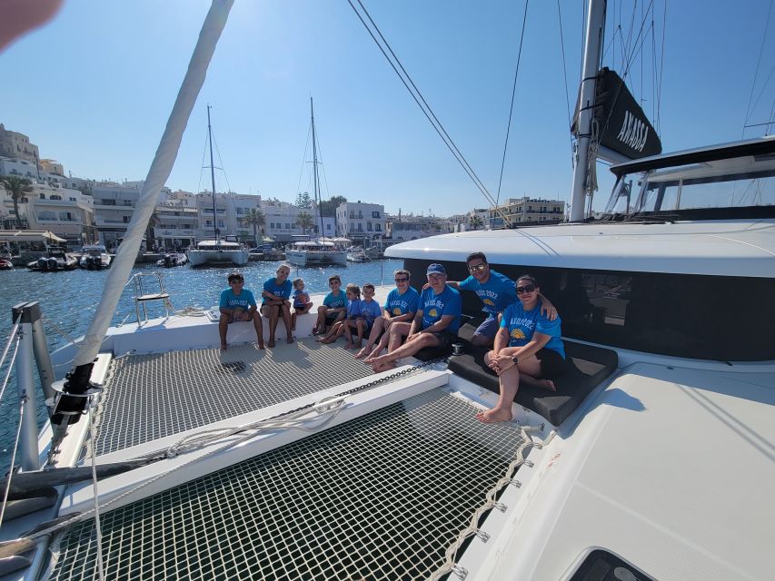 Naxos: Catamaran Cruise With Swim Stops, Food, and Drinks - Experience Highlights