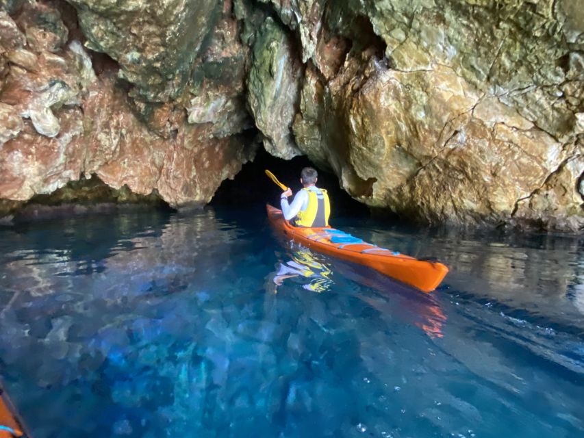 Naxos: Rhina Cave and Coastline Sea Kayaking Tour - Experience Highlights