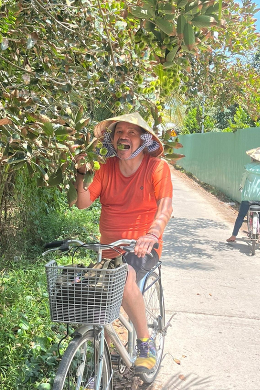 Non-Touristy Mekong Delta With Biking Private Day Trip - Detailed Itinerary