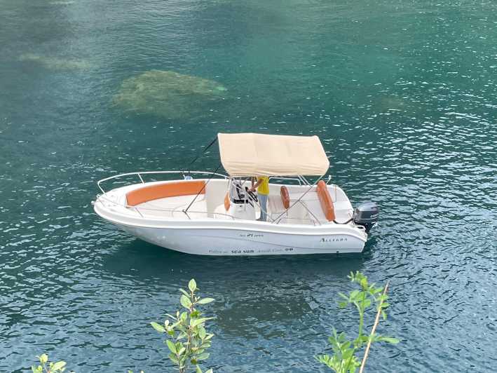 Open Motorboat Rental Allegra 21 Amalfi Coast - Boat Specifications and Amenities