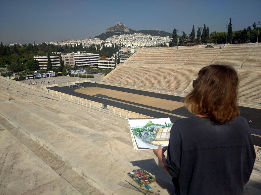 Outdoor Drawing Class in the Old Center of Athens - Instructor and Credentials