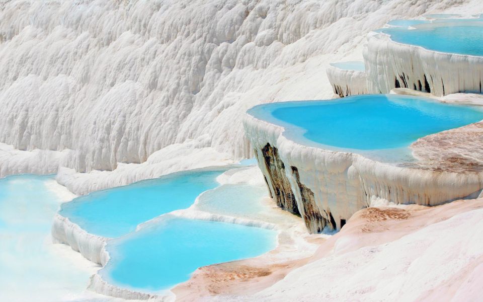 Pamukkale and Hierapolis: Full-Day Private or Group Tour - Pamukkales Natural Wonders