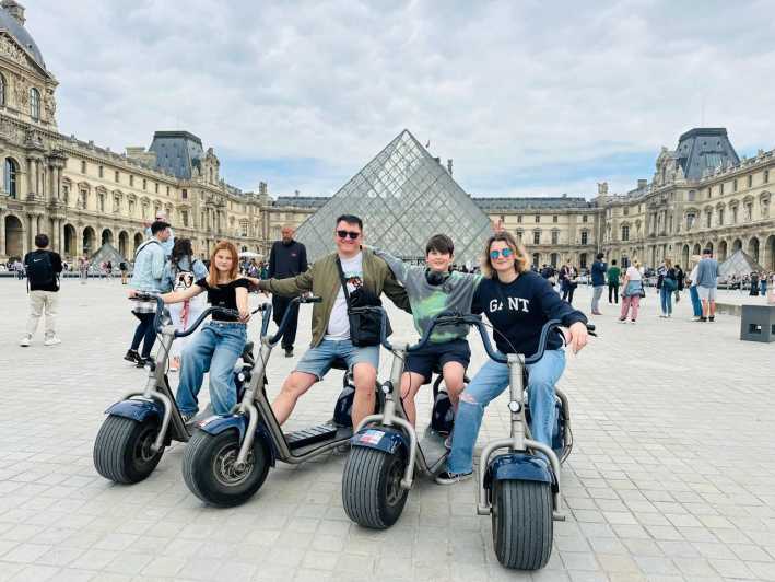 Paris: City Highlights Fat Tire E-Scooter or E-Bike Tour - Tour Features