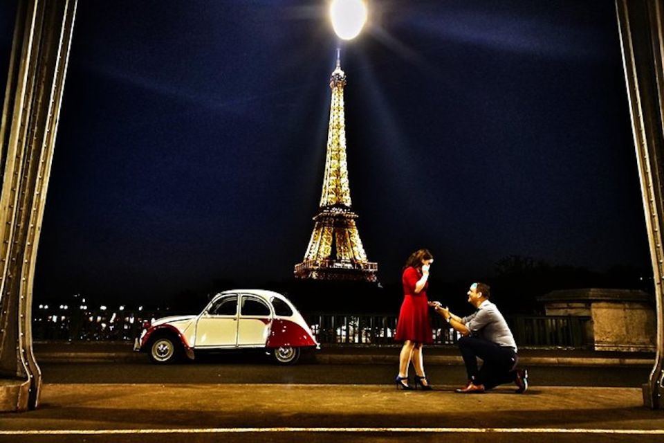 Paris: City Sightseeing Tour at Night in Vintage Car - Unique Vintage Car Experience