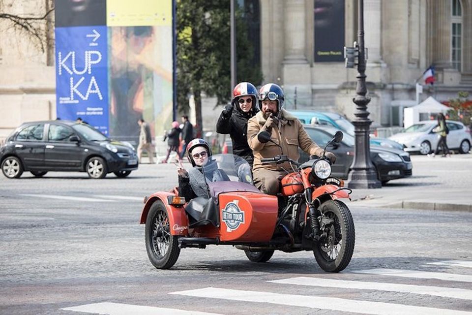 Paris Premium & Private Highlights City Tour on Sidecar - Unique Sidecar Experience