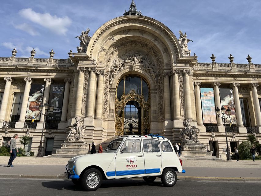 Paris: Private Sightseeing Tour in Renault 4L Electric 2h - Experience Highlights