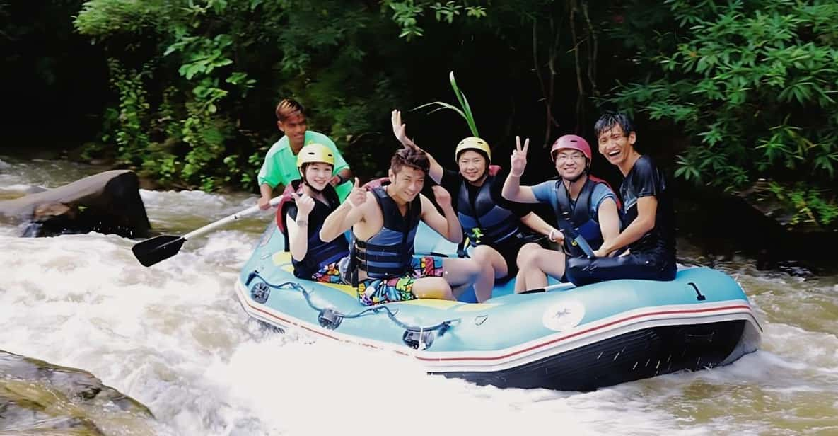 Phuket: Bamboo & Water Rafting With Elephant Bathing - Itinerary and Activities