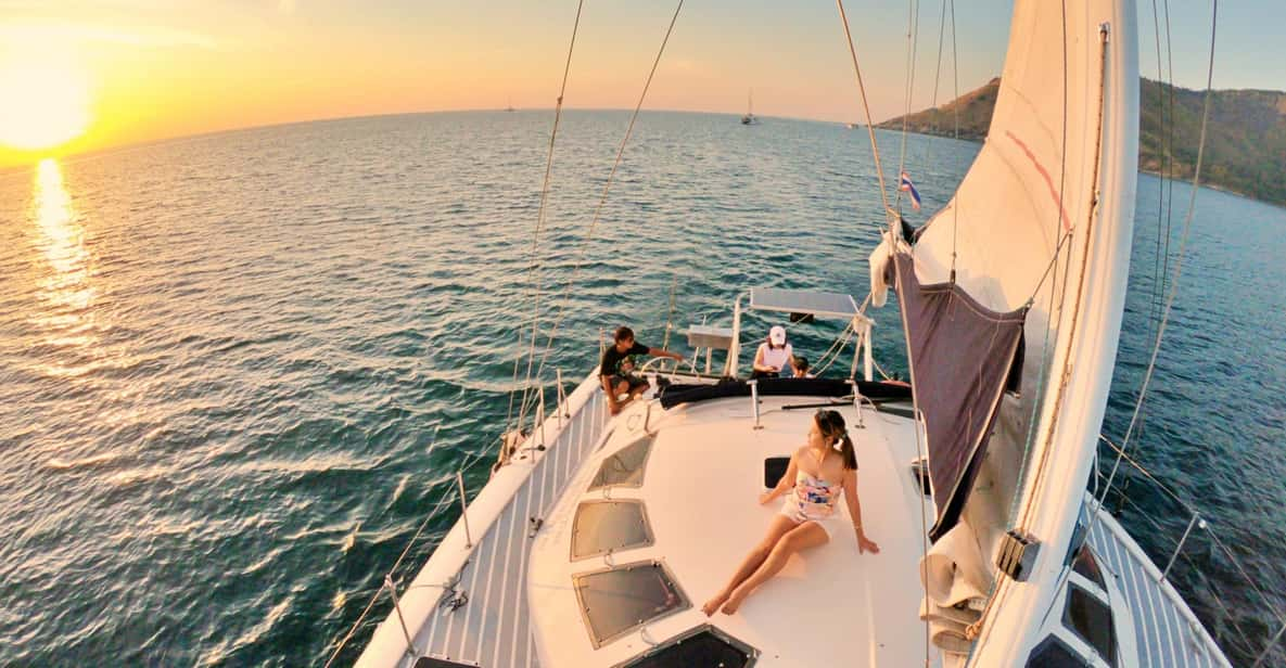 Phuket: Coral Island Catamaran Cruise With Sunset Dinner - Itinerary and Experience