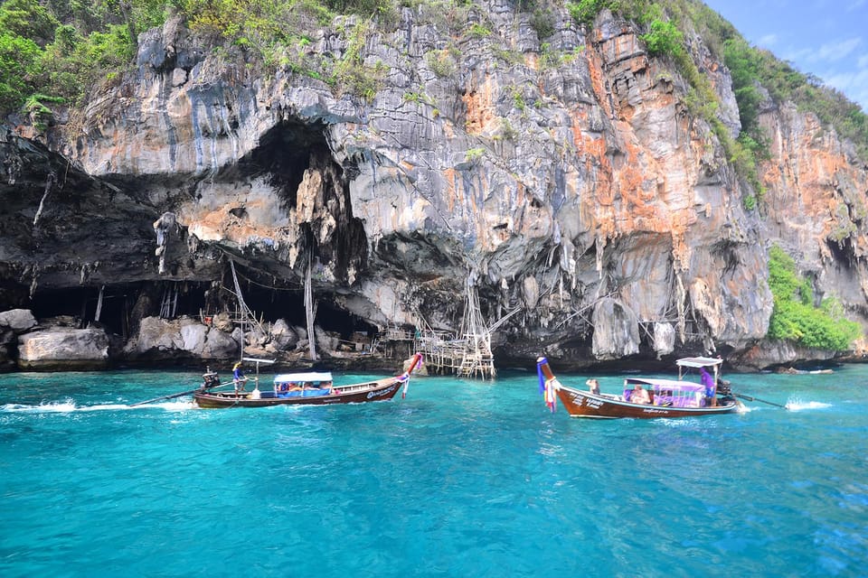 Phuket: Relaxed Phi Phi & Khai Islands Beach Snorkeling Tour - Itinerary Highlights