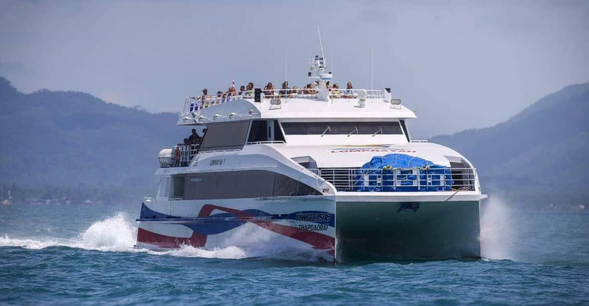 Phuket To Ko Pha Ngan by Coach and High-Speed Catamaran - Travel Experience