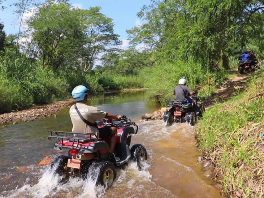 Phuket :White Water Rafting & Monkey Temple,ZipLine Ride ATV - Itinerary and Activities