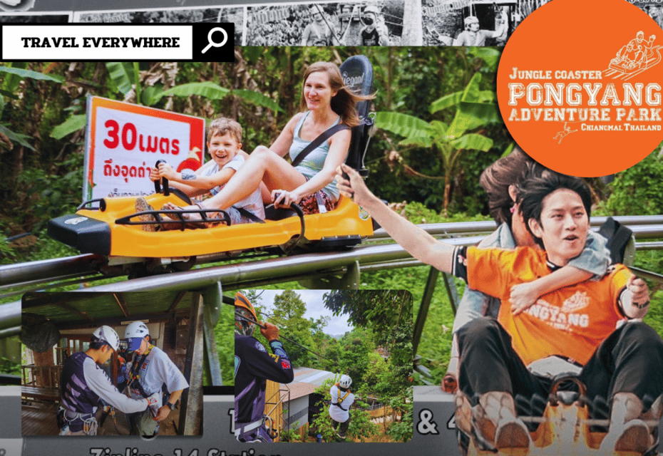 Pong Yang Jungle Zipline GOLD (Pick up Service) - Zip Line and Activities