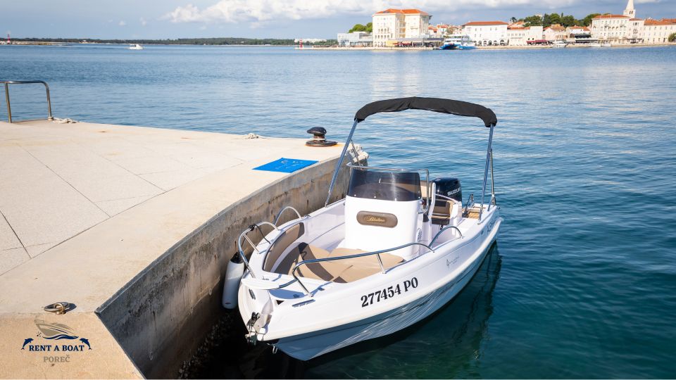 Poreč: Private Watersports Excursion on a Speedboat - Pickup and Customization