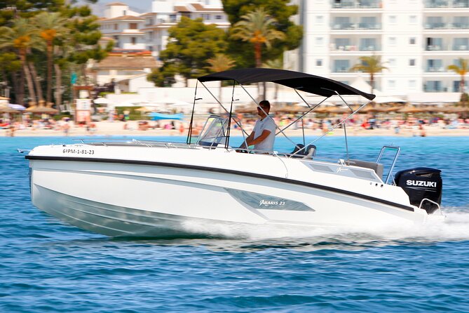 Private Boat Rental Abaris 23 From Alcudia - Included Amenities