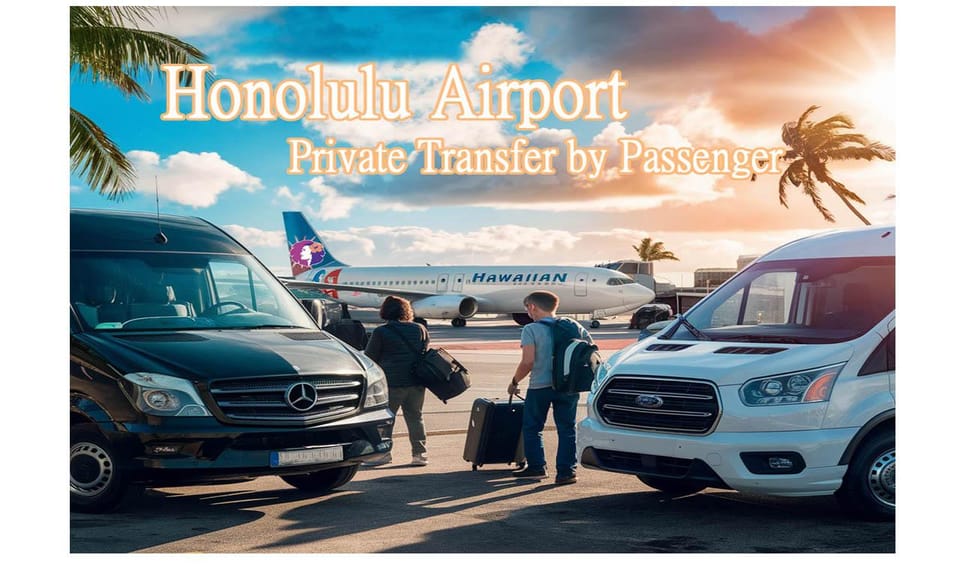 Private Transfer Waikiki to HNL Airport * 1-12 Passenger* - Key Points