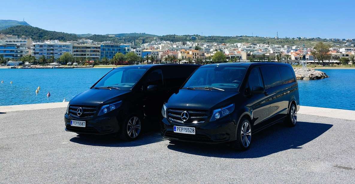 Private Van Services in Crete Chania Airport-Port-Hotel - Transportation Fleet and Options