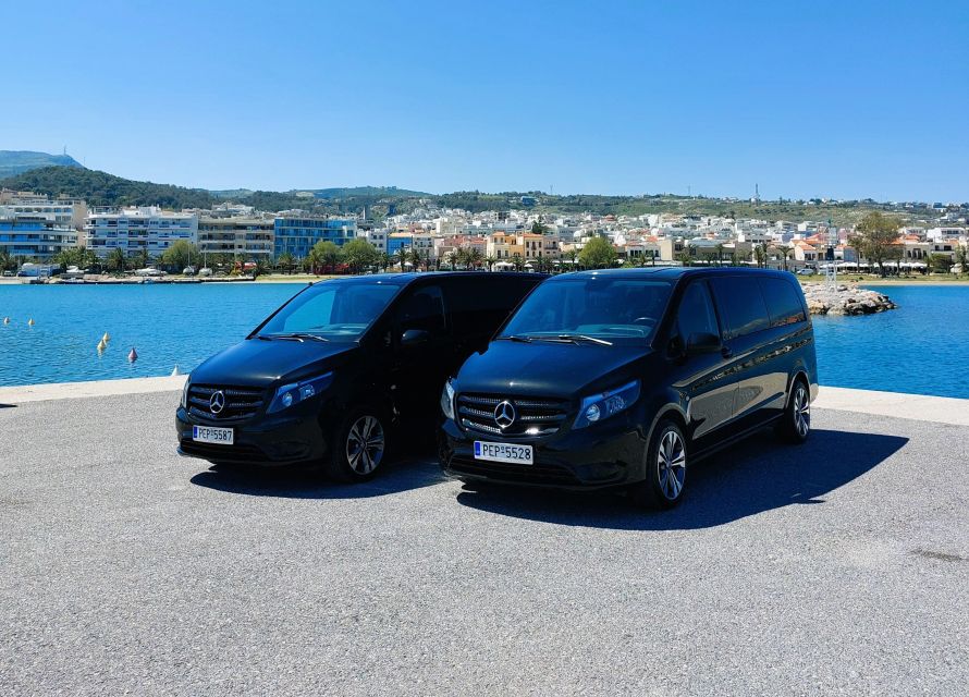 Private Van Services in Crete Heraklion Airport-Port-Hotel - Vehicle Features and Comfort