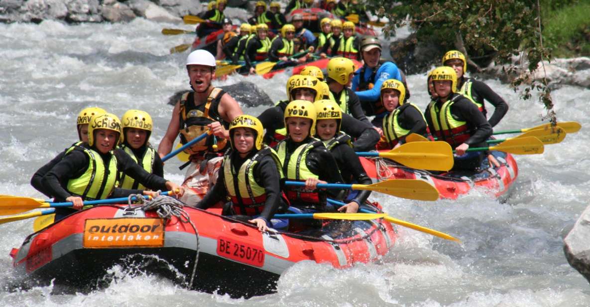 Rafting in Interlaken With Return Transfer From Lucerne - Itinerary Details