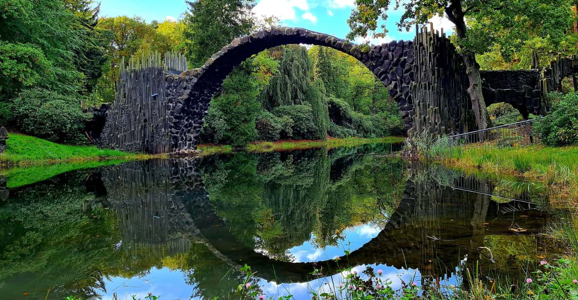 Rakotz Bridge Devil's Bridge, Wood Workshop, Open-pit Mining - Cycling Tour - Starting Point and Languages