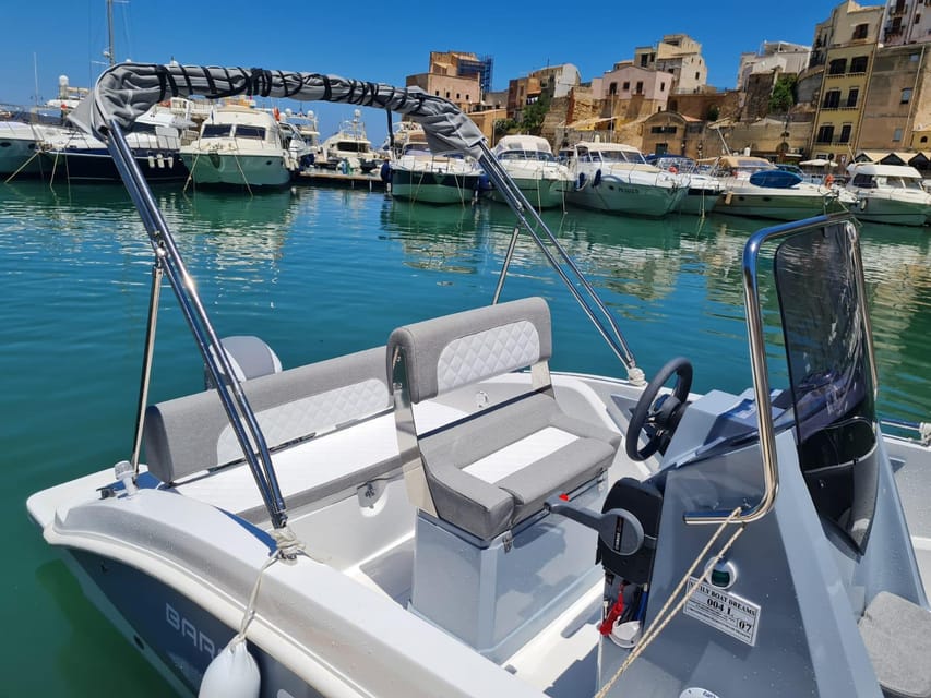 Rent a Boat for Half a Day in August  in Castellammare Del Golfo Q19 - Experience Highlights