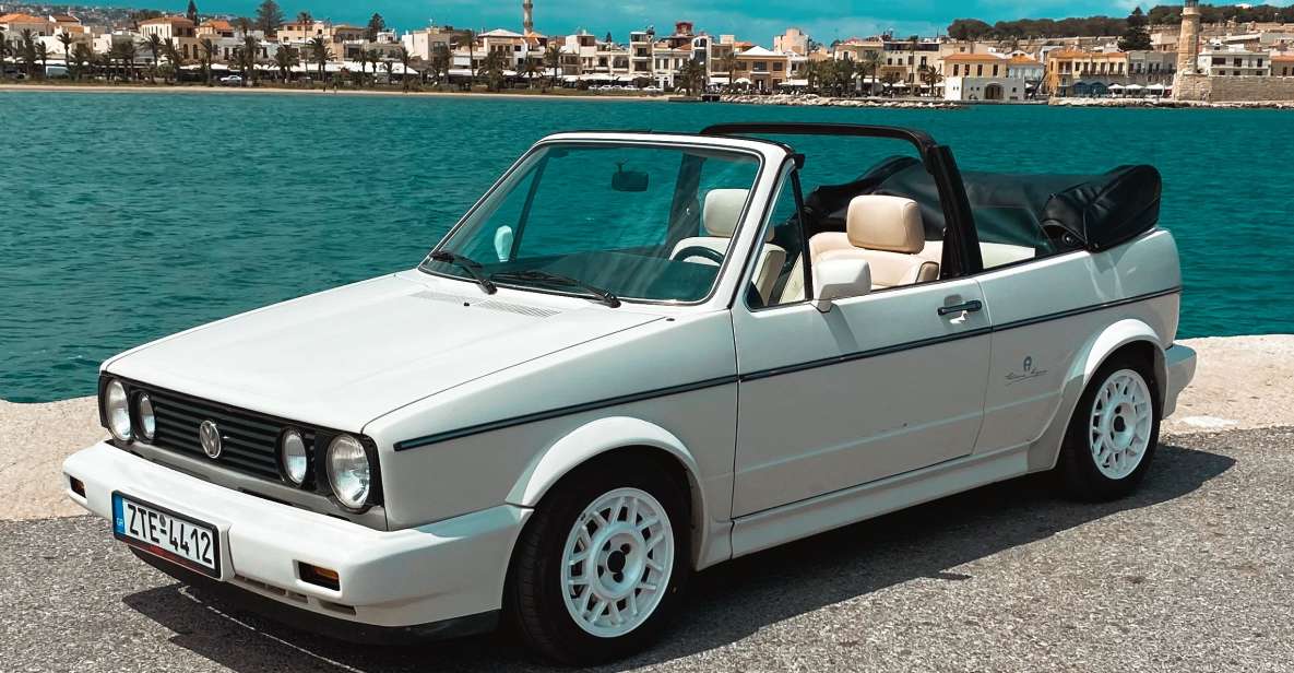 Rethymno: Ride With a Golf Gabriolet 1984 for 12 Hours - Booking Process