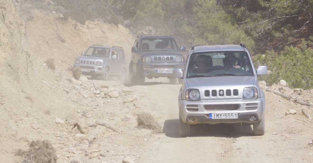 Rhodes: 4x4 Self-Drive Jeep Tour With Pickup in the North - Itinerary Highlights