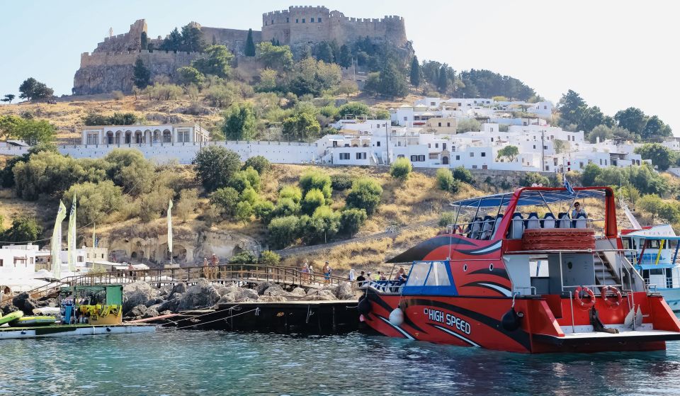 Rhodes Town: High-Speed Boat Trip to Lindos - Itinerary and Activities