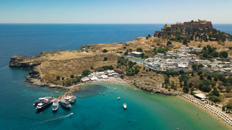 Rhodes Town: Scenic Cruise to Lindos With Swim Stops - Itinerary and Experience