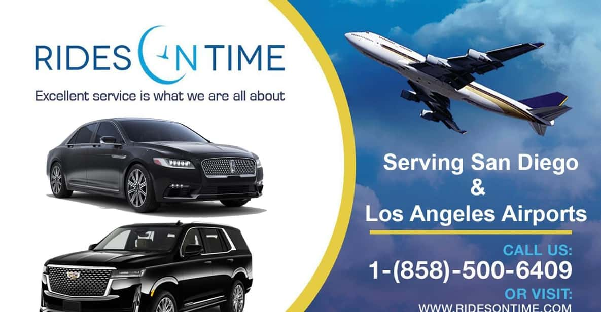 Rides On Time San Diego Airport Transportation - Booking Process