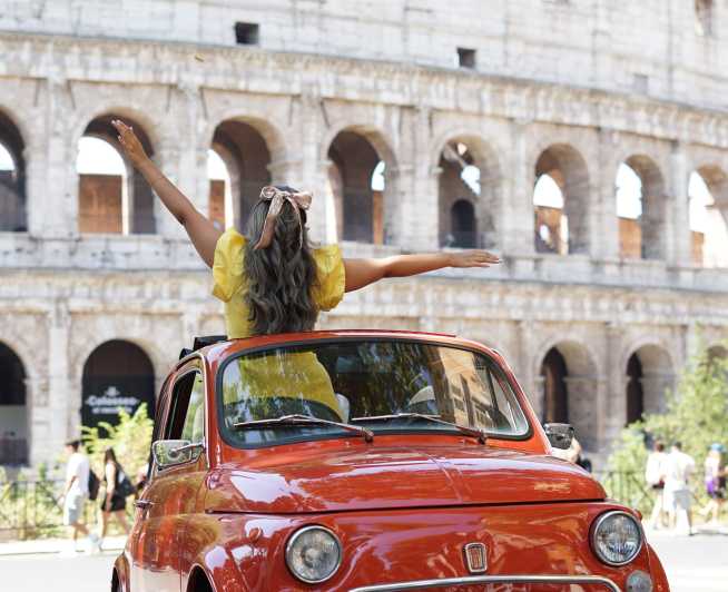 Roman Roads and Gelato: Fiat 500 Vintage Adventure - Exploring Romes Historic Roads