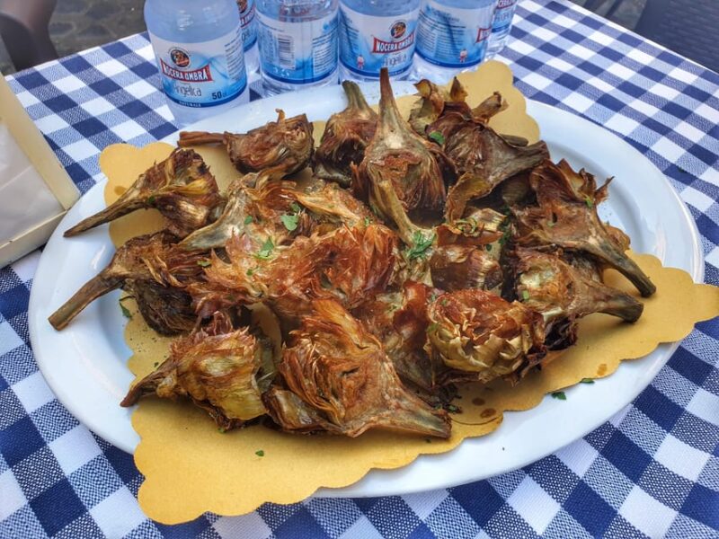 Rome: Campo Dè Fiori and Ghetto Street Food Small Group Tour - Culinary Experience