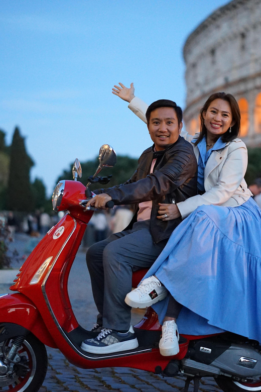 Rome: City Highlights Nighttime Vespa Tour W/ Aperol Spritz - Iconic Landmarks Visited