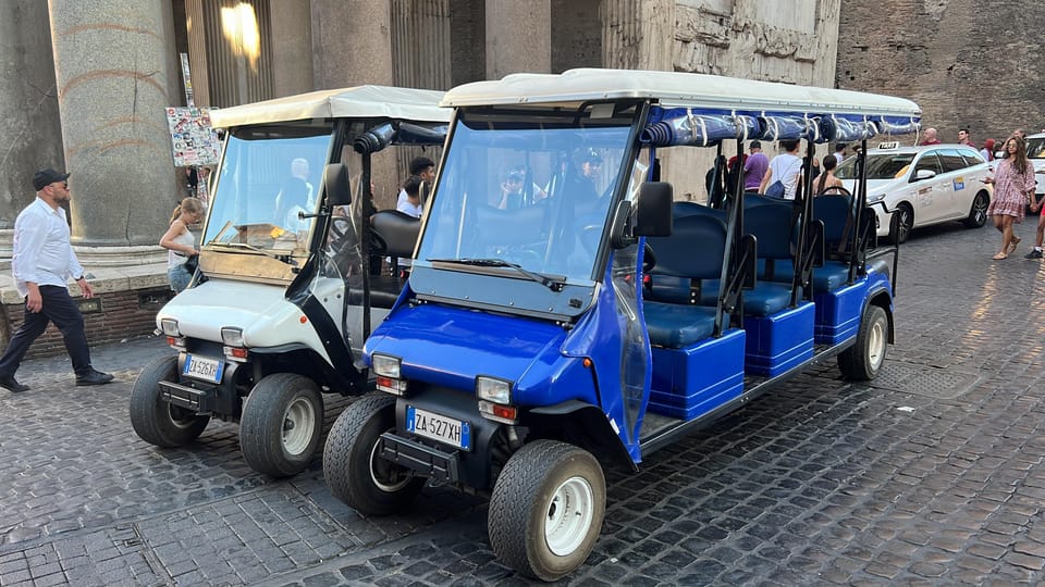 Rome: Golf Cart Tour - Itinerary Highlights