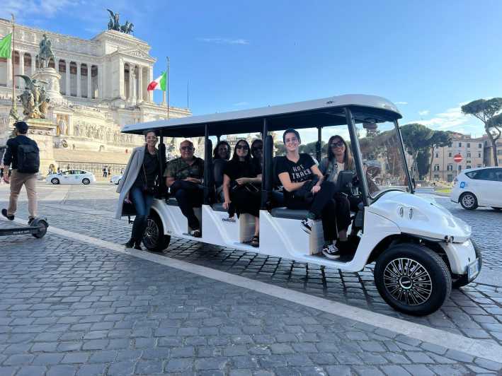 Rome: Private Guided Golf Cart Tour - Highlights of the Experience