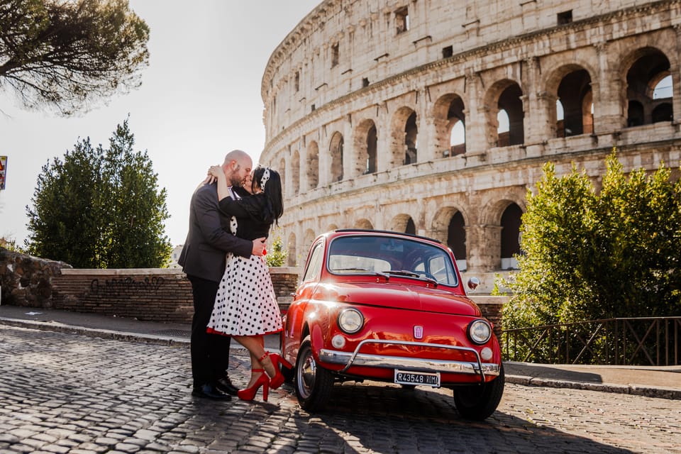 Rome: Professional Photoshoot With 500 Fiat - Pricing Details