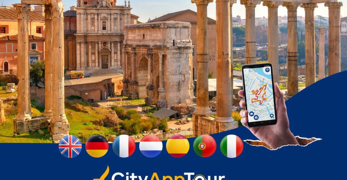 Rome the Ancient World: Walking Tour With Audio Guide on App - Audio Guide Features